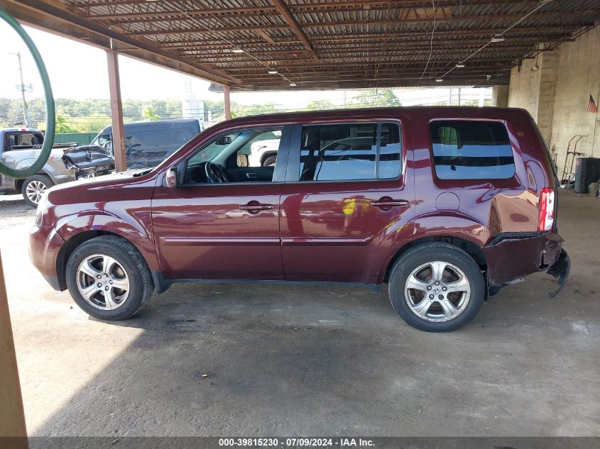 2012 Honda Pilot Exl VIN: 5FNYF4H5XCB073777 Lot: 39815230