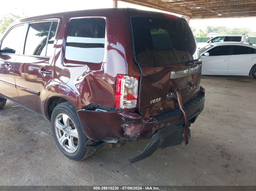 2012 Honda Pilot Exl VIN: 5FNYF4H5XCB073777 Lot: 39815230