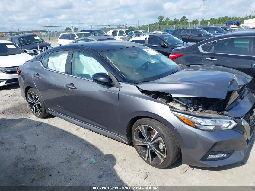 2022 Nissan Sentra Sr Xtronic Cvt VIN: 3N1AB8DV2NY270396 Lot: 39815239