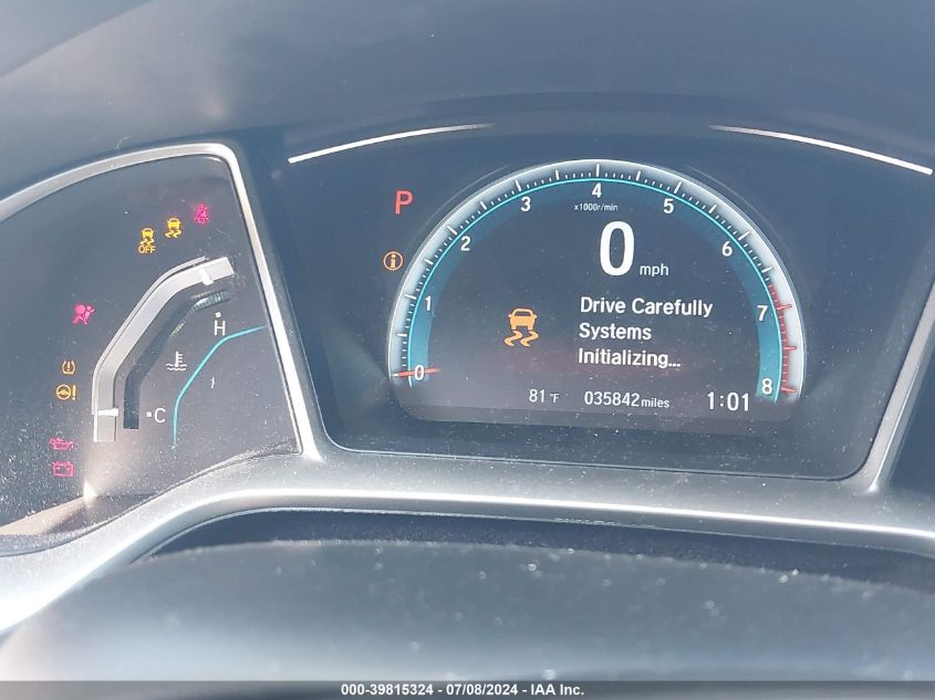 2018 Honda Civic Ex VIN: 2HGFC2F73JH561681 Lot: 39815324