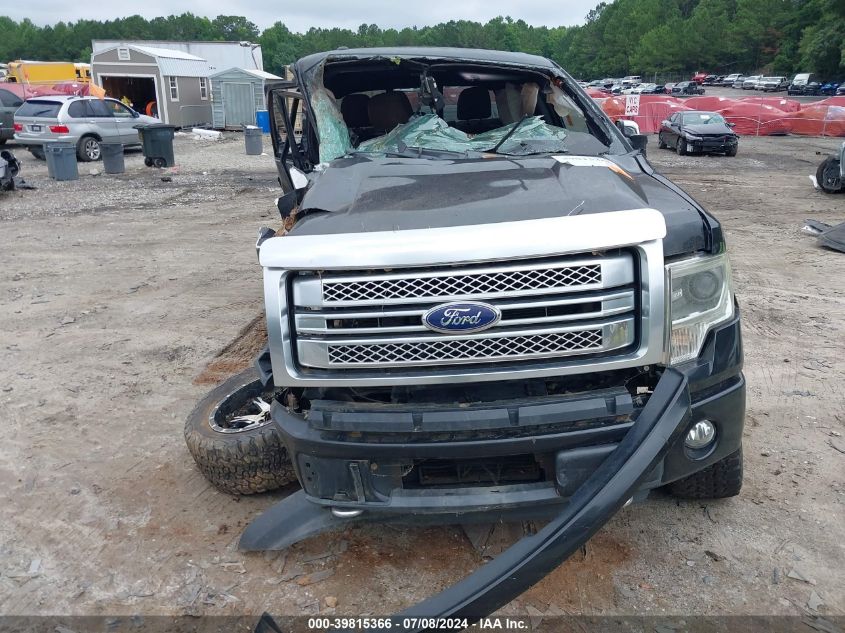 2013 Ford F-150 Platinum VIN: 1FTFW1ET2DFD91222 Lot: 39815366