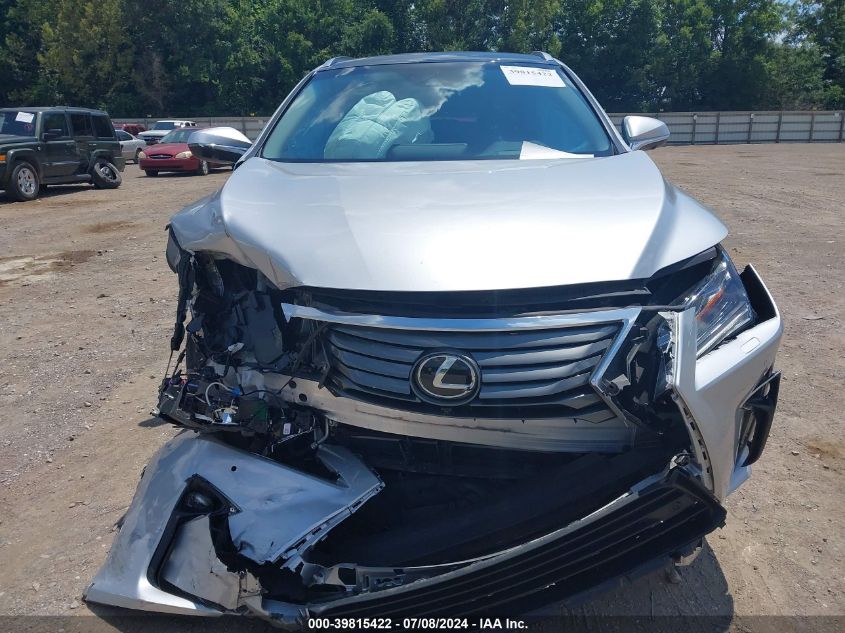 2016 Lexus Rx 350 VIN: 2T2BZMCA0GC034705 Lot: 39815422