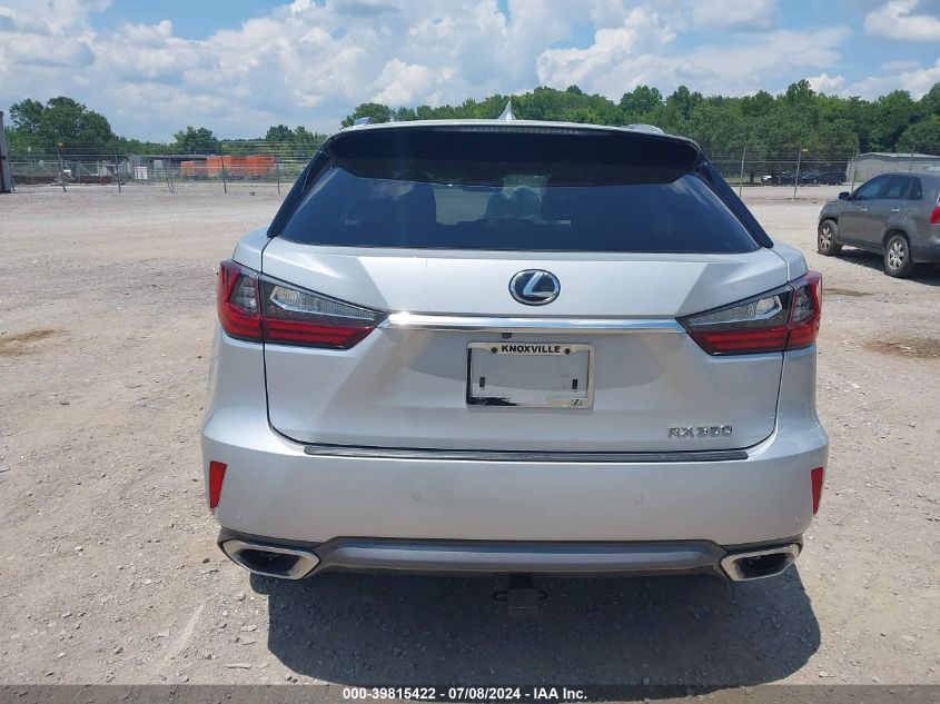 2016 Lexus Rx 350 VIN: 2T2BZMCA0GC034705 Lot: 39815422