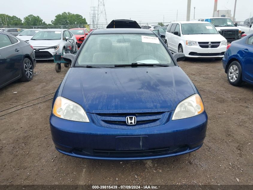2003 Honda Civic Lx VIN: 1HGEM22583L072504 Lot: 39815439