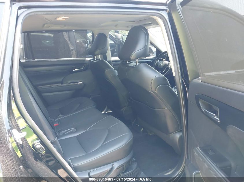 2021 Toyota Highlander Hybrid Xle VIN: 5TDHBRCH2MS518889 Lot: 39815461