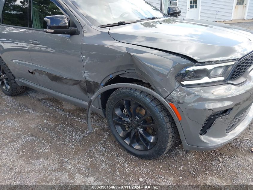 2021 Dodge Durango Gt Plus Awd VIN: 1C4RDJDG8MC610760 Lot: 39815465