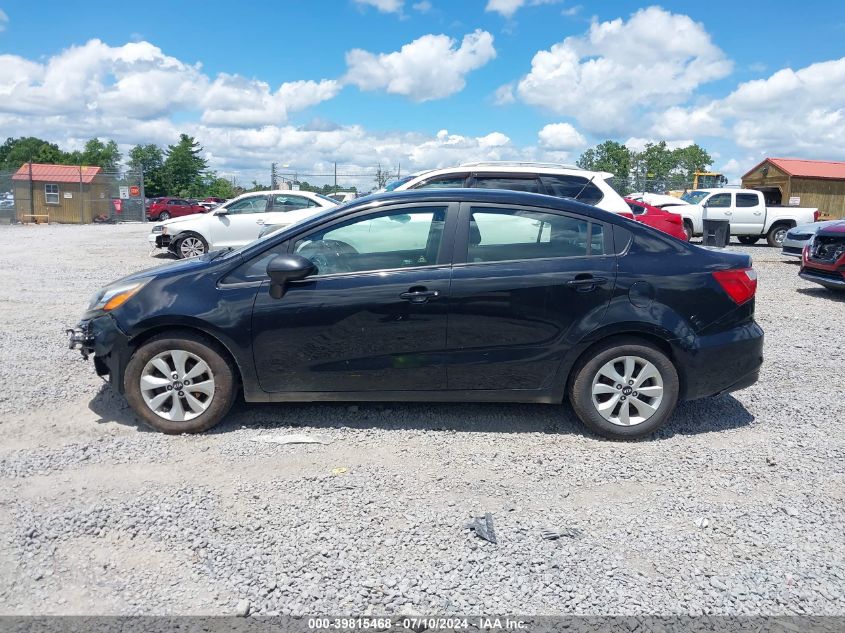 2016 Kia Rio Ex VIN: KNADN4A33G6600521 Lot: 39815468