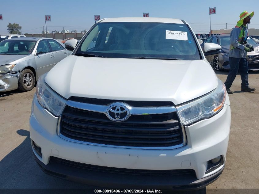 2015 Toyota Highlander Le Plus V6 VIN: 5TDZKRFH7FS112268 Lot: 39815496