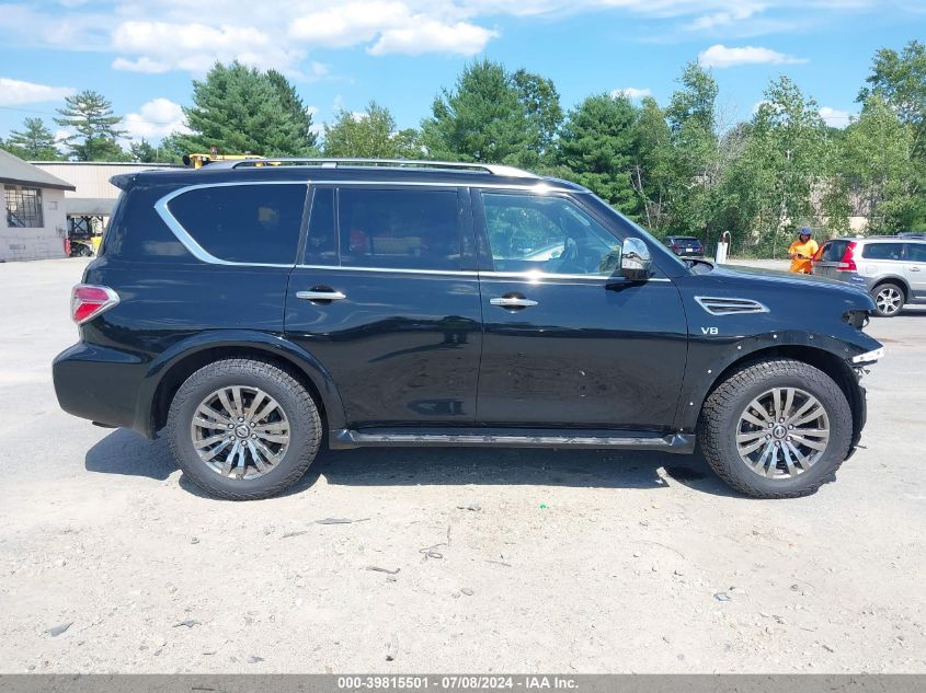 2019 Nissan Armada Platinum VIN: JN8AY2NE5K9758254 Lot: 39815501