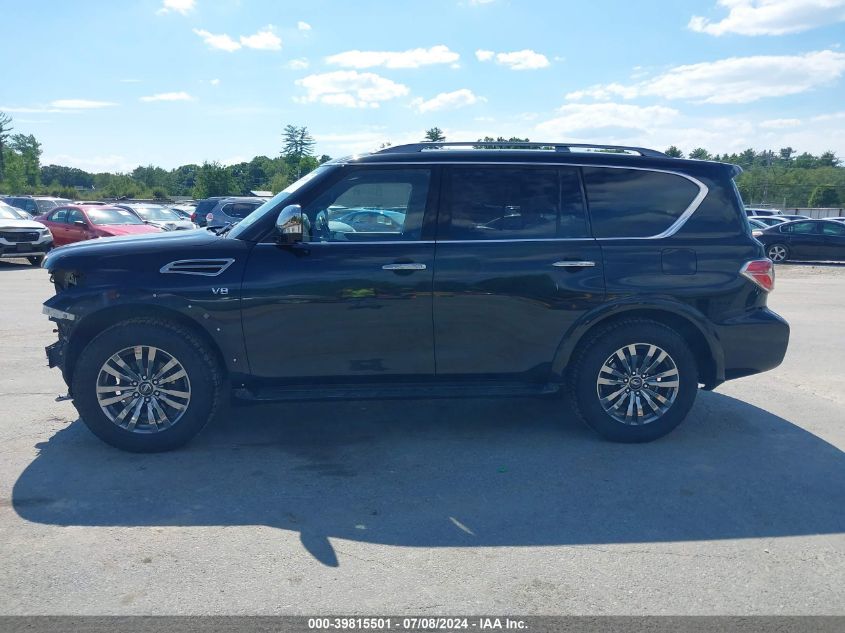 2019 Nissan Armada Platinum VIN: JN8AY2NE5K9758254 Lot: 39815501