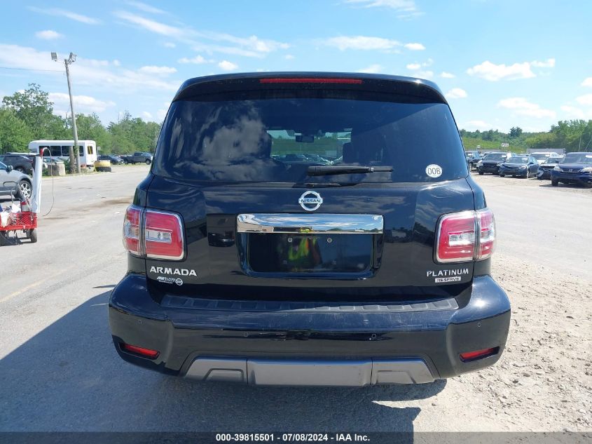 2019 Nissan Armada Platinum VIN: JN8AY2NE5K9758254 Lot: 39815501