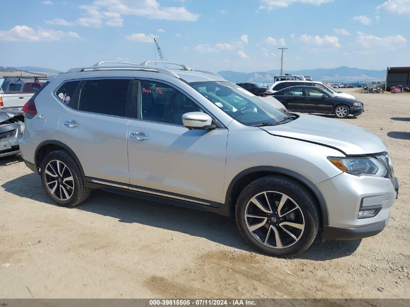 2019 Nissan Rogue Sl VIN: 5N1AT2MV5KC784590 Lot: 39815505