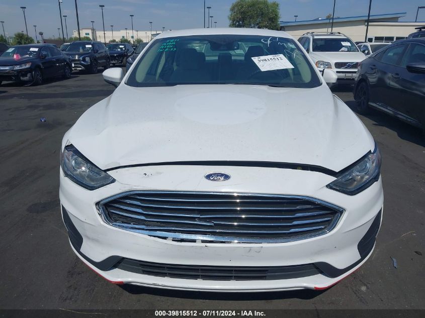 2020 Ford Fusion Hybrid Se VIN: 3FA6P0LU2LR191743 Lot: 39815512