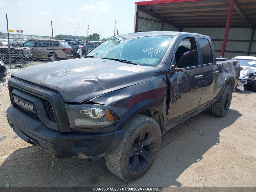 2022 Ram 1500 Classic Warlock Quad Cab 4X4 6'4 Box VIN: 1C6RR7GG4NS219040 Lot: 39815520