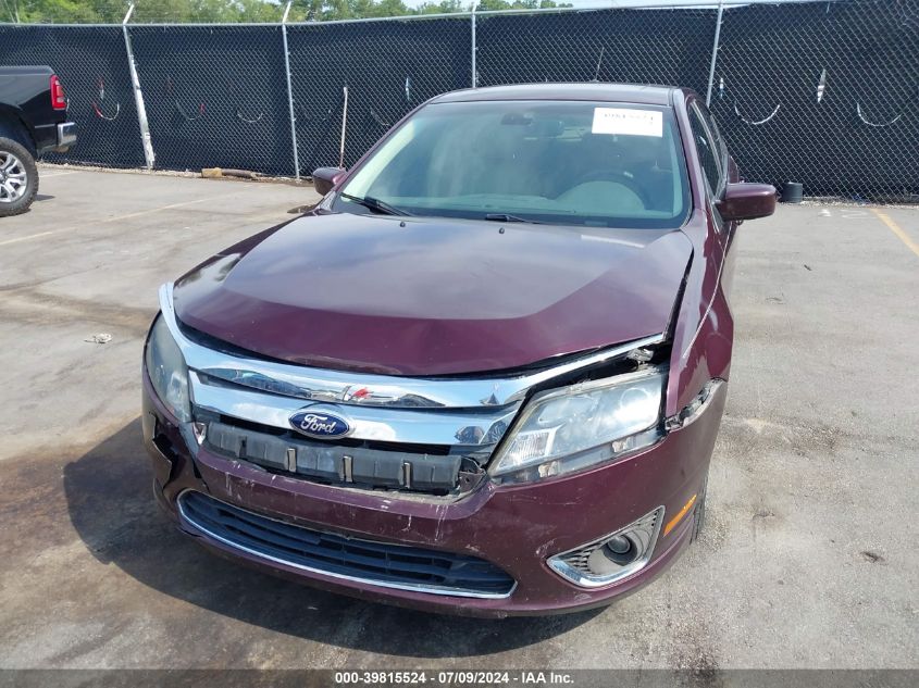 2012 Ford Fusion Sel VIN: 3FAHP0JA7CR360463 Lot: 39815524