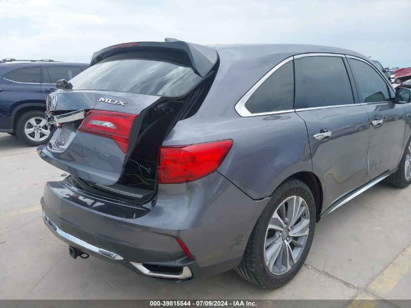 2018 Acura Mdx Technology Package Acurawatch Plus Pkg VIN: 5J8YD3H56JL002233 Lot: 39815544