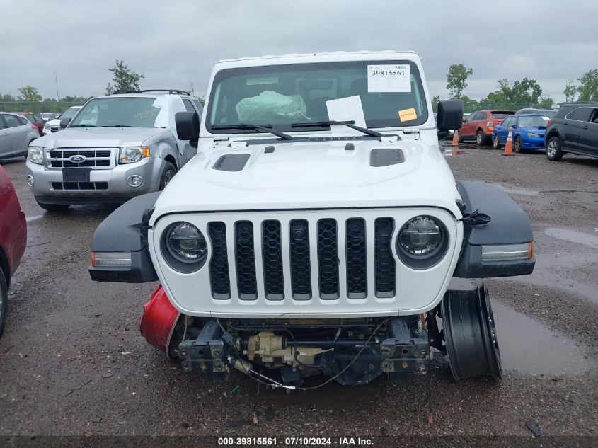 2022 Jeep Gladiator Rubicon 4X4 VIN: 1C6JJTBG8NL101250 Lot: 39815561