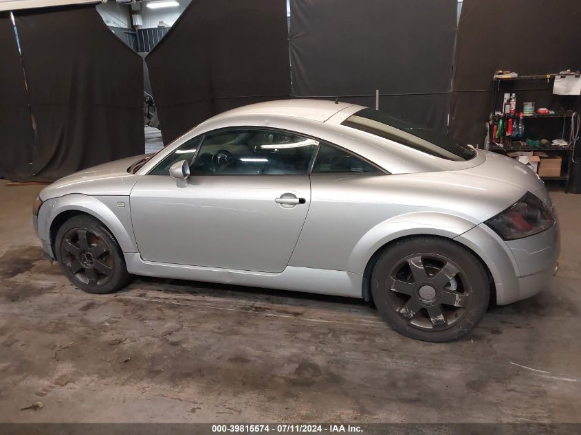 2000 Audi Tt VIN: TRUUC28N4Y1024589 Lot: 39815574