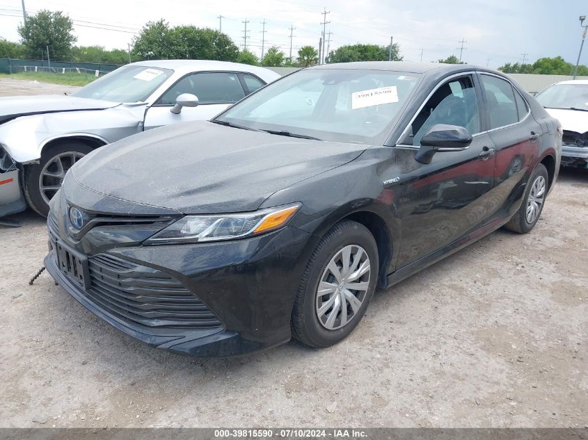 2020 Toyota Camry Le Hybrid VIN: 4T1L31AK8LU015915 Lot: 39815590