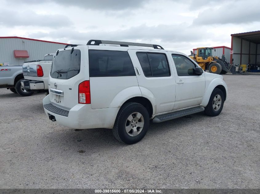 5N1AR1NN1AC602745 2010 Nissan Pathfinder S Fe+