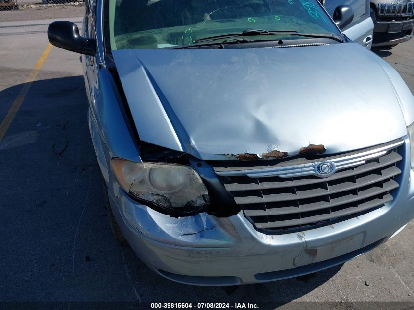 2006 Chrysler Town & Country Lx VIN: 2A4GP44R16R873162 Lot: 39815604