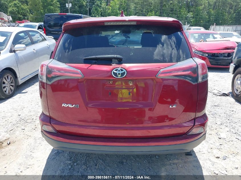 2018 Toyota Rav4 Le VIN: 2T3ZFREV0JW438545 Lot: 39815611