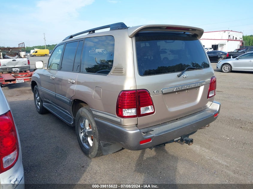 2006 Toyota Land Cruiser VIN: JTEHT05J162092420 Lot: 39815622