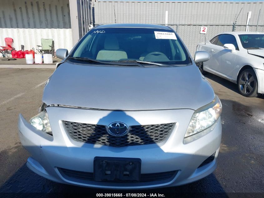 2010 Toyota Corolla Le VIN: 1NXBU4EE0AZ295552 Lot: 39815665