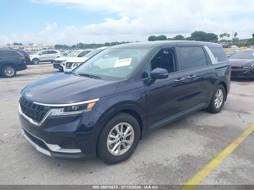 2023 Kia Carnival Mpv Lx Seat Package VIN: KNDNB4H3XP6242517 Lot: 39815670