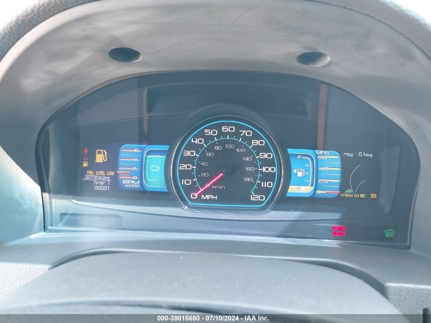 2011 Ford Fusion Hybrid VIN: 3FADP0L37BR130496 Lot: 39815680