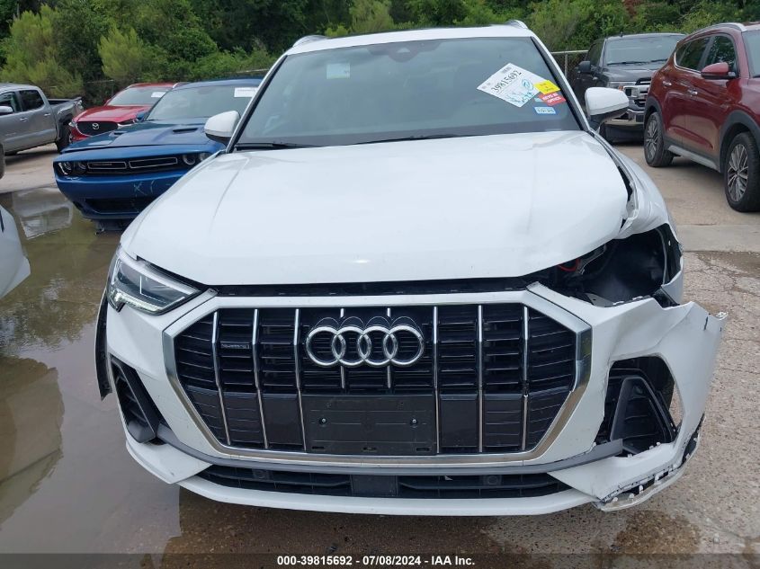 2024 Audi Q3 Premium S Line 45 VIN: WA1DECF39R1033375 Lot: 39815692