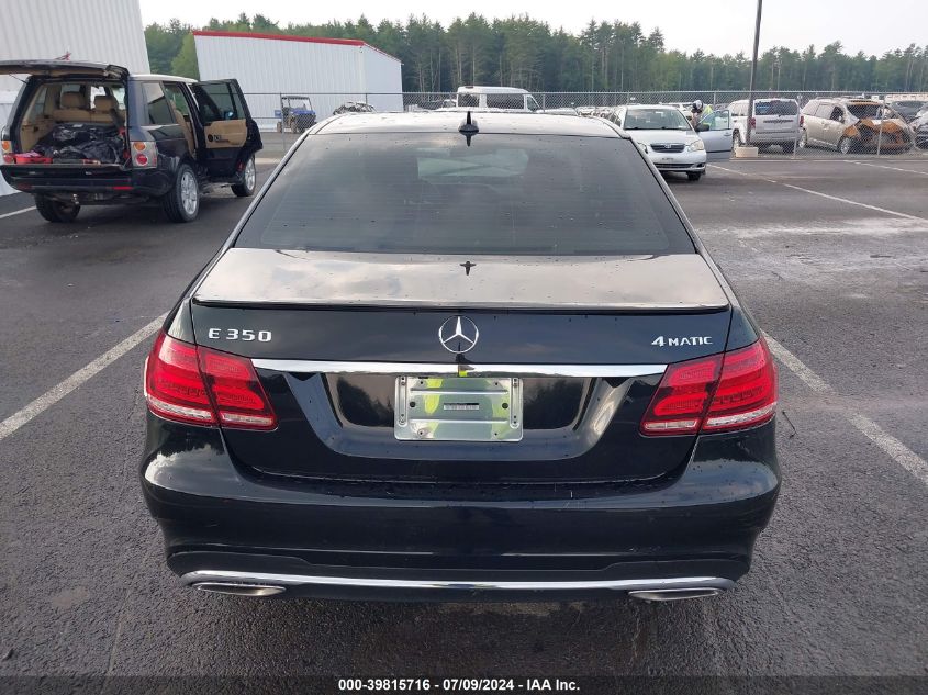 2014 Mercedes-Benz E 350 4Matic VIN: WDDHF8JB5EA877994 Lot: 39815716