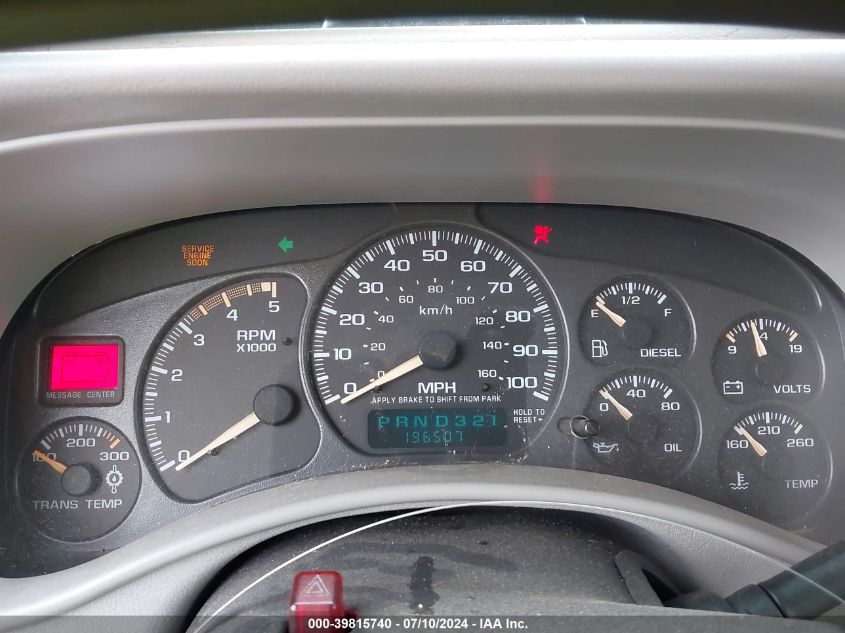 2002 GMC Sierra 2500Hd K2500 Heavy Duty VIN: 1GTHK29102E138857 Lot: 39815740