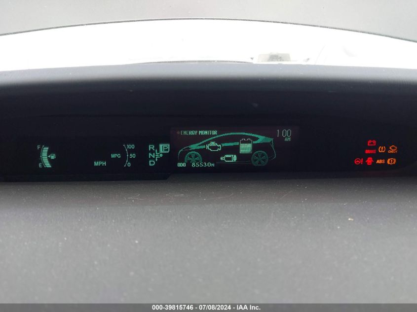 2010 Toyota Prius Iii VIN: JTDKN3DU2A1303527 Lot: 39815746