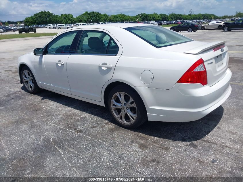 3FAHP0HA2CR117763 | 2012 FORD FUSION