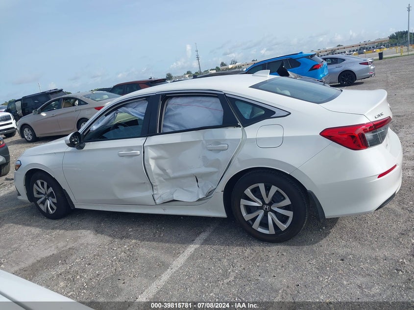 VIN 2HGFE2F24PH555119 2023 HONDA CIVIC LX