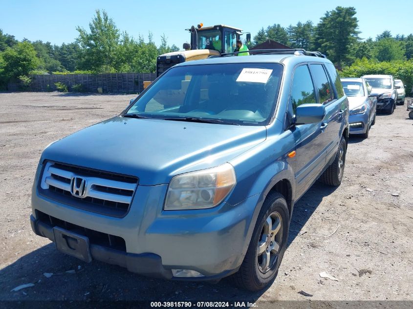 2007 Honda Pilot Ex VIN: 2HKYF18477H533443 Lot: 39815790