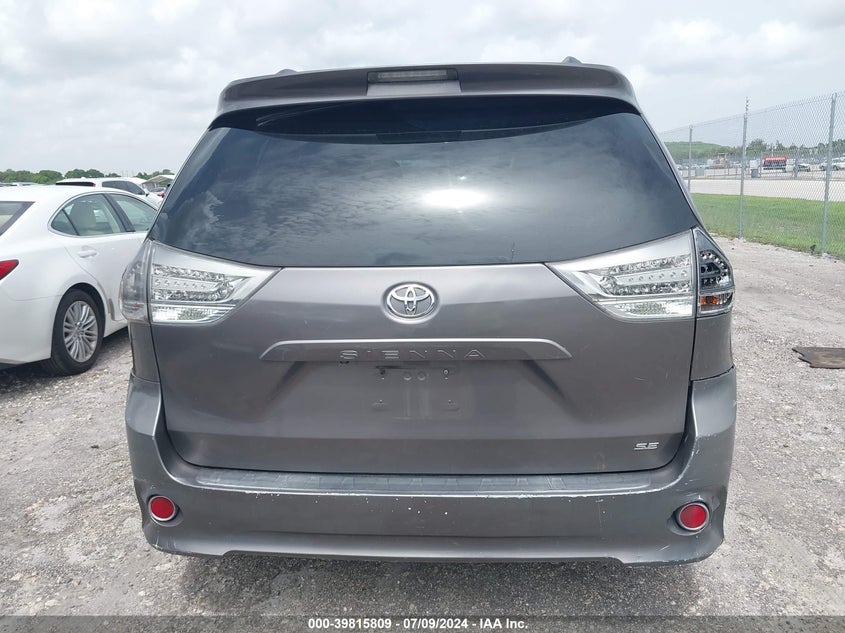 2013 Toyota Sienna Se 8 Passenger VIN: 5TDXK3DC5DS383872 Lot: 39815809