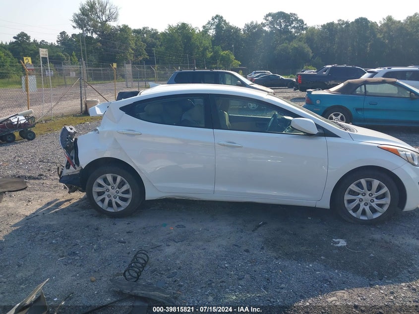 2012 Hyundai Elantra Gls VIN: 5NPDH4AE5CH135722 Lot: 39815821
