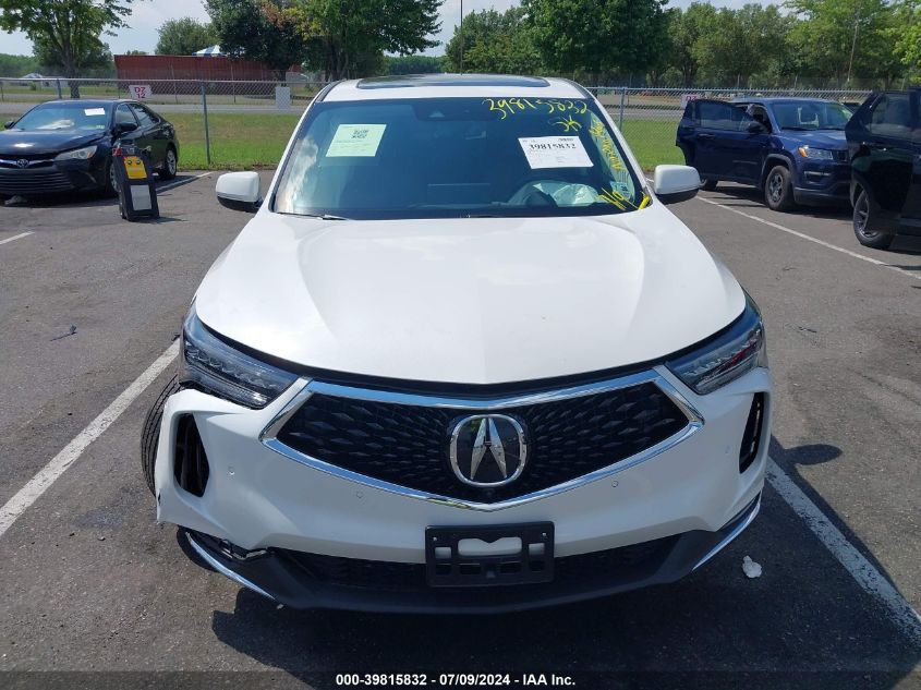 2023 Acura Rdx Advance Package VIN: 5J8TC2H78PL015857 Lot: 39815832