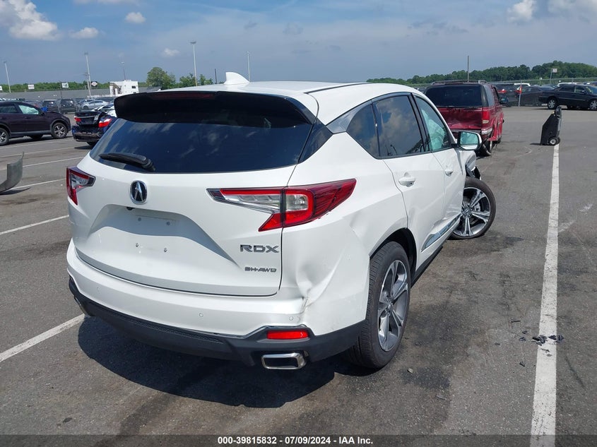VIN 5J8TC2H78PL015857 2023 ACURA RDX ADVANCE PACKAGE