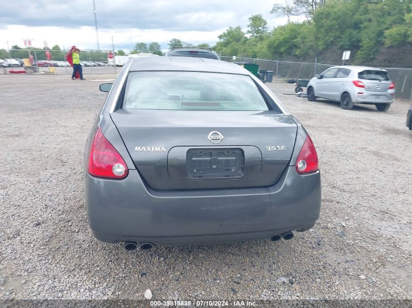 2006 Nissan Maxima 3.5 Se VIN: 1N4BA41E66C808244 Lot: 39815835