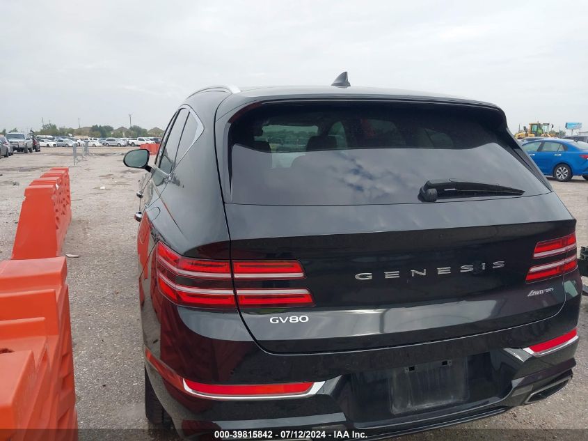 VIN: KMUHCESC8NU077467 2022 GENESIS GV80 3.5T AWD ADVANCED