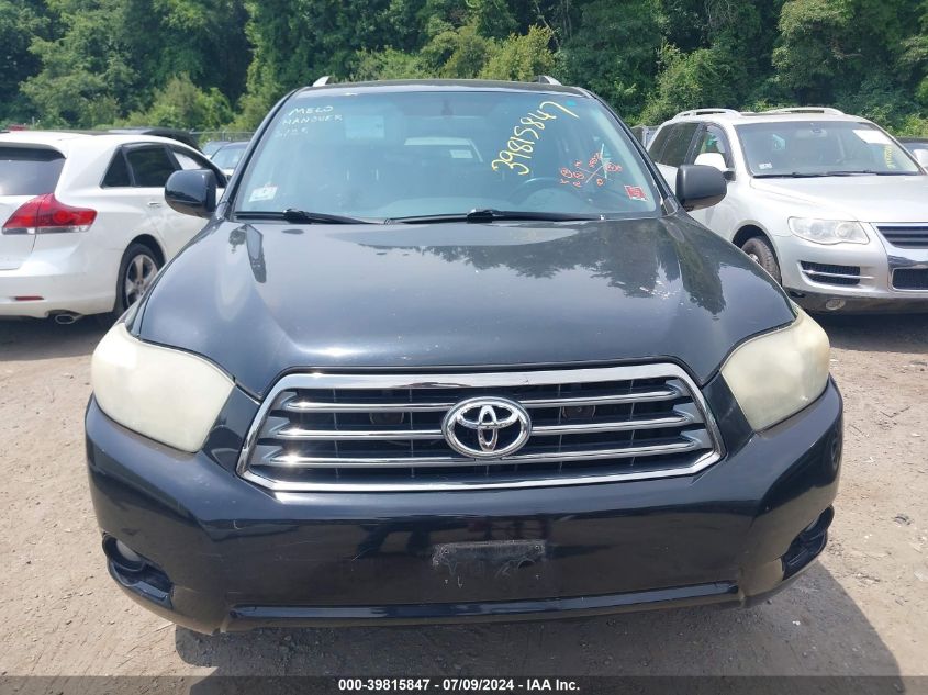 2009 Toyota Highlander Sport VIN: JTEES43A992130996 Lot: 39815847