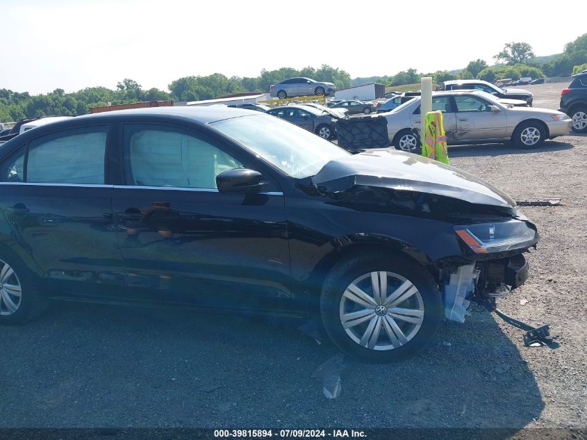 2017 Volkswagen Jetta S VIN: 3VW2B7AJ5HM407790 Lot: 39815894