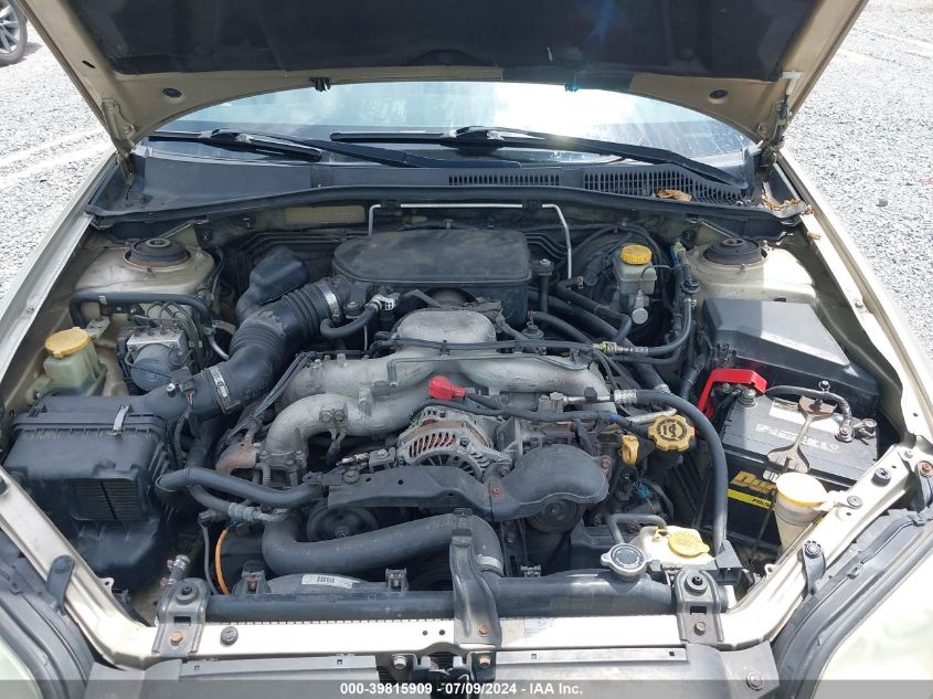 2008 Subaru Legacy 2.5I VIN: 4S3BL616187203827 Lot: 39815909