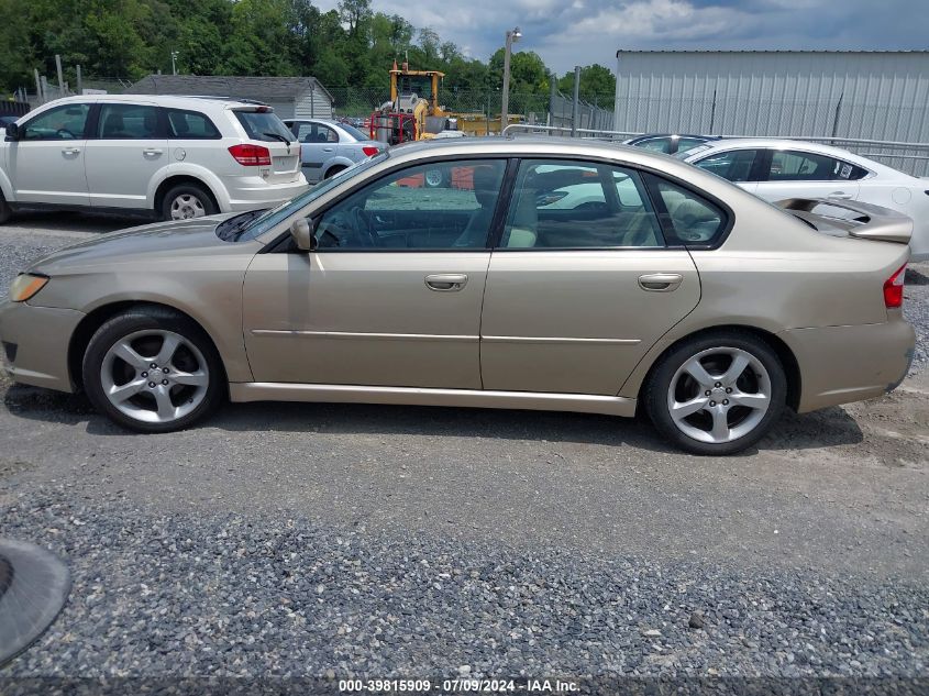 2008 Subaru Legacy 2.5I VIN: 4S3BL616187203827 Lot: 39815909