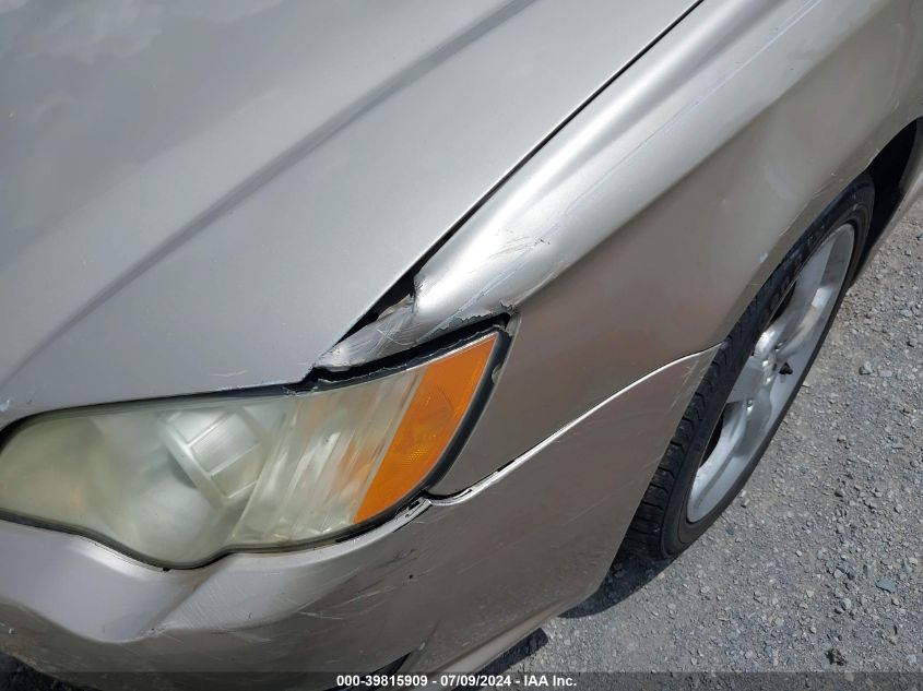 2008 Subaru Legacy 2.5I VIN: 4S3BL616187203827 Lot: 39815909