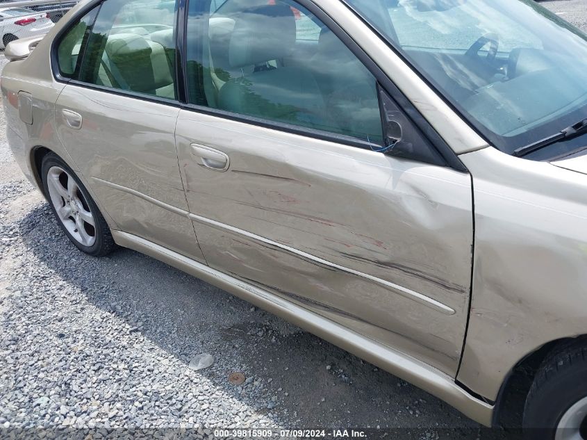 2008 Subaru Legacy 2.5I VIN: 4S3BL616187203827 Lot: 39815909