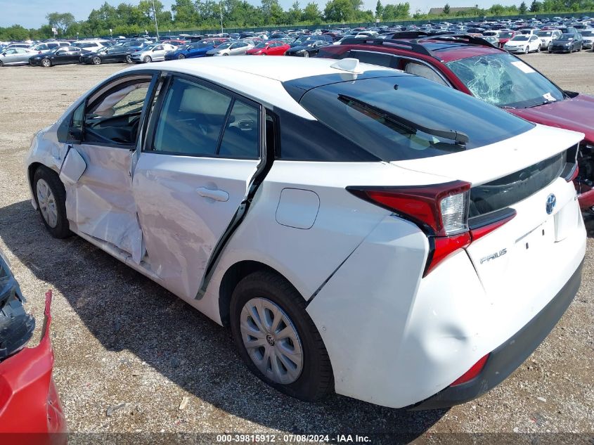 2022 Toyota Prius Le VIN: JTDKAMFU3N3173752 Lot: 39815912